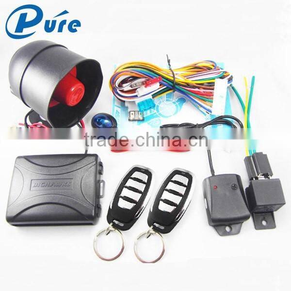 Auto Central Locking Car Alarm Bighawk Anti-hijacking Car Alarm System With LED Indicator