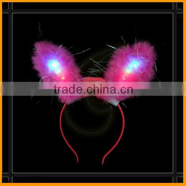 bunny ear led flashing headbands