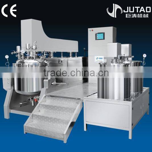 Hydraulic lifting vacuum emulsification machine for daliy body care