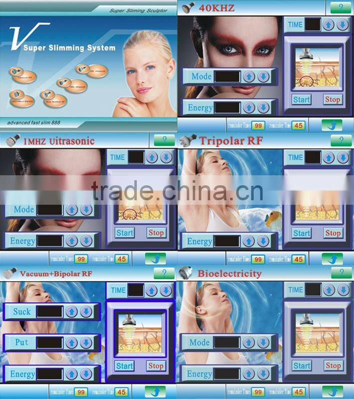 Slimming System Vacuum RF Cavitation Salon Machine OB-SRN 05D