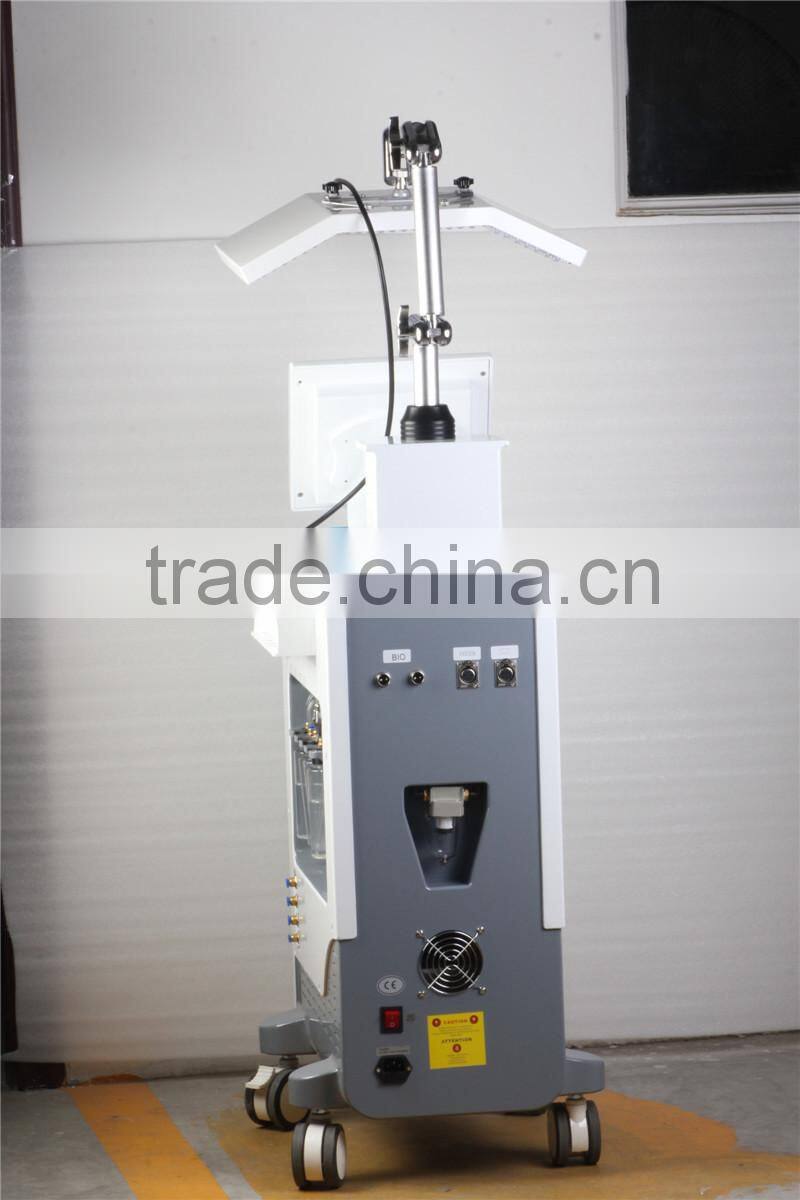 Hot sale 6 in 1 LED PDT system oxygen injet hydro-dermabration skin rejuvenation machine