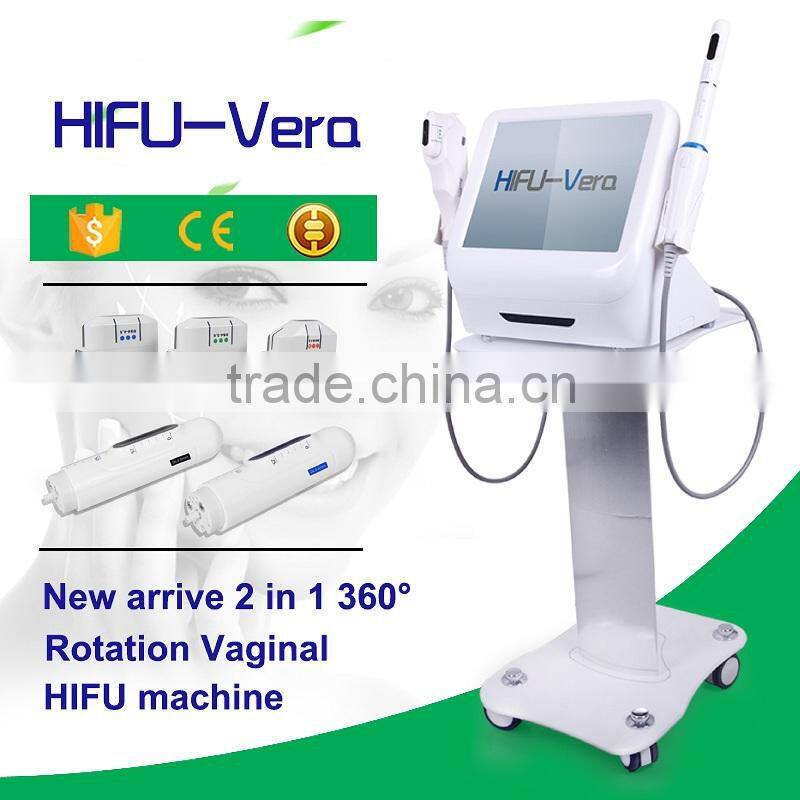 2 in 1 HIFU Machine!!! Vaginal HIFU/Facial HIFU Machine