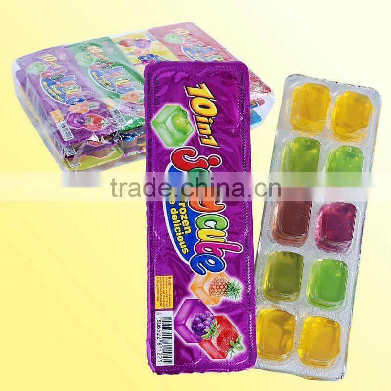 assorted mini fruit jelly in cups