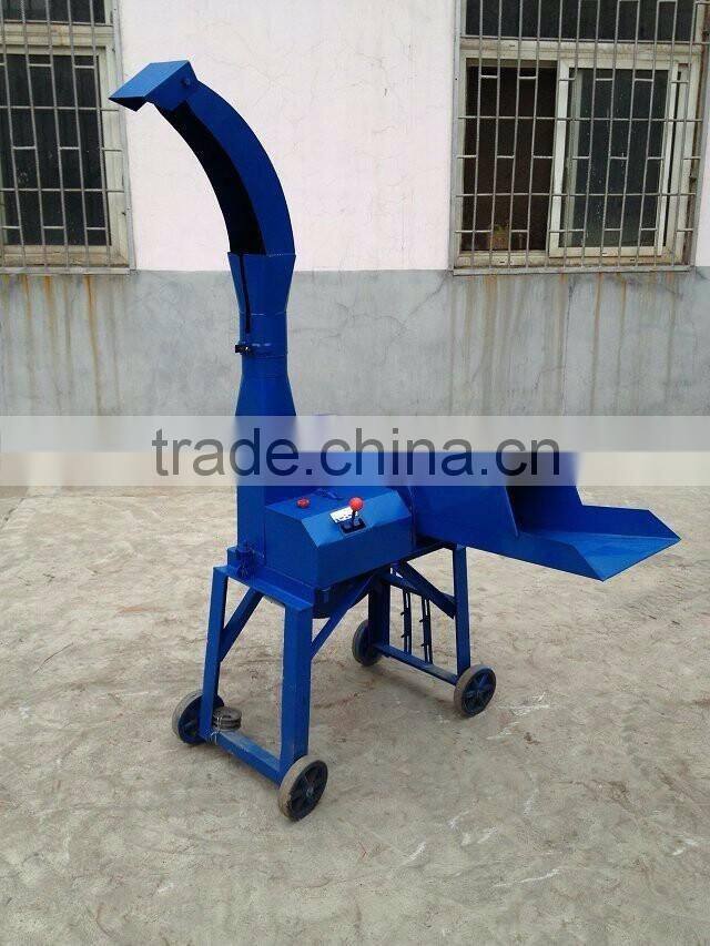 Industrial chaff cutter grass chopper machine for animal feed/straw crusher
