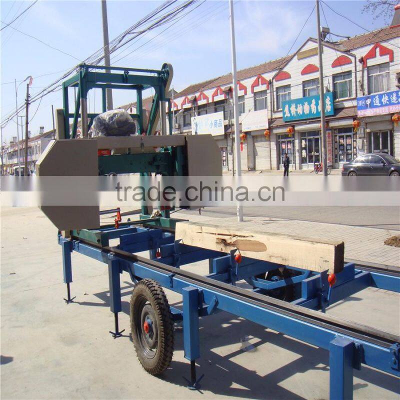 Zouping electric horizontal band wood sawmill machine for sale