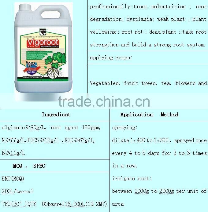 VIgoroot Seaweed Extract liquid fertilizer
