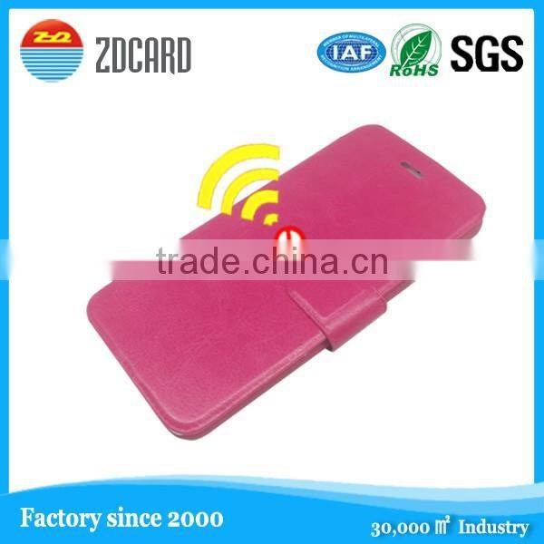 Safety protection cell phone case with RFID blocking business card holder