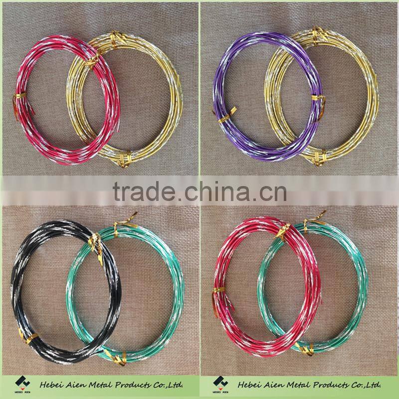 oxidation colored aluminum jewelry wire