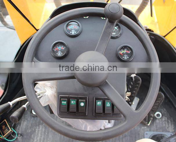 Wheel Drive Skid Loader, Small Loader For Construction
