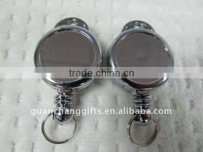 metal yoyo id badge reel