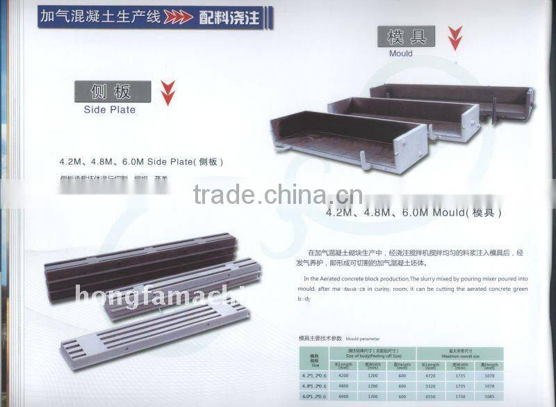 Iraq 100000m3/year block making machine,automatic autoclaved aerated concrete brick making machine,light block making machine