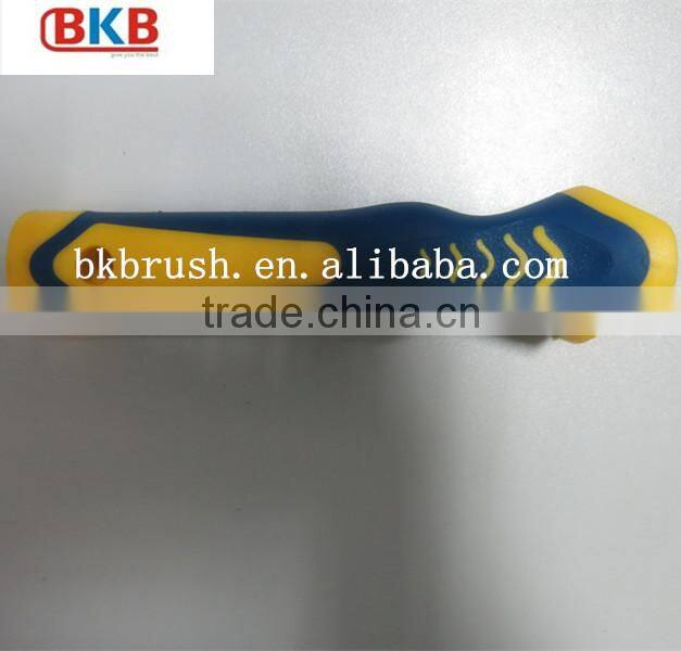 Double color plastic handle in brush paint roller handle
