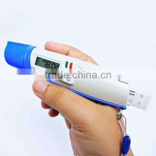 Digital USB Wall mount Temperature Humidity Data logger with LCD display 16K memory Made in Taiwan