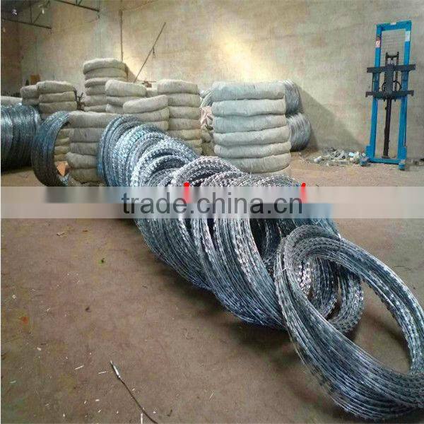 welded razor barbed wire (ISO9001 manufacturer)