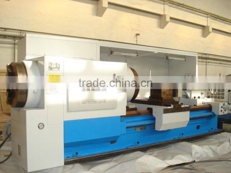 Heavy Duty CNC Horizontal Pipe Threading Turning Machine