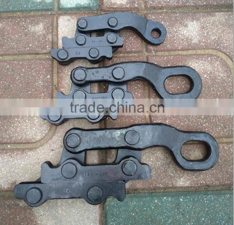 Light weight parallel jaw type earth wire come along clamp grip