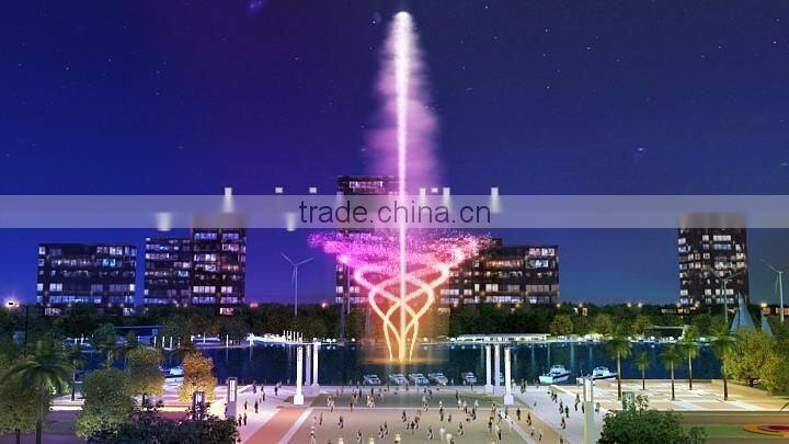 Music and dancing fountain injector nozzle