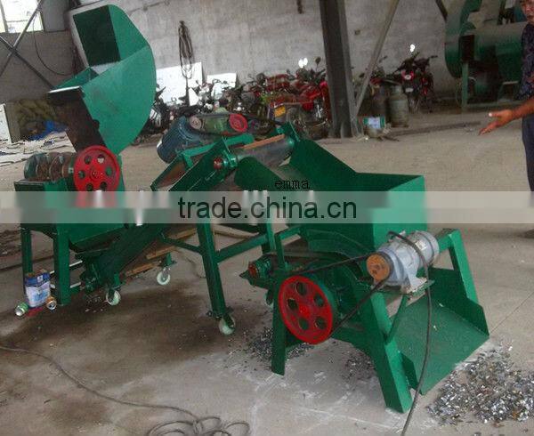 pop can crushing and separting production line