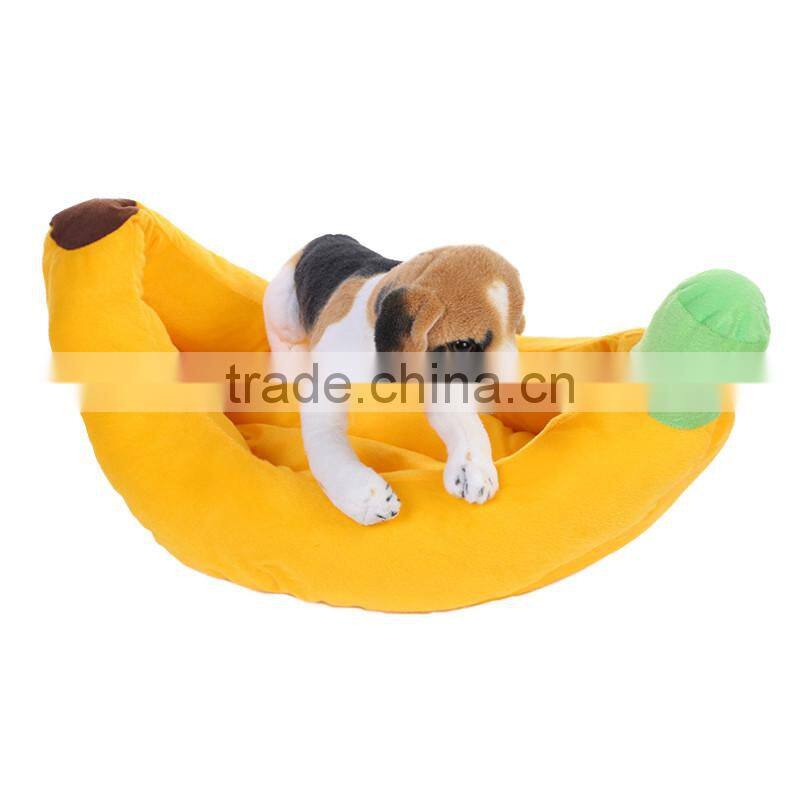 Banana Shaped Luxury Dog Pet Bed