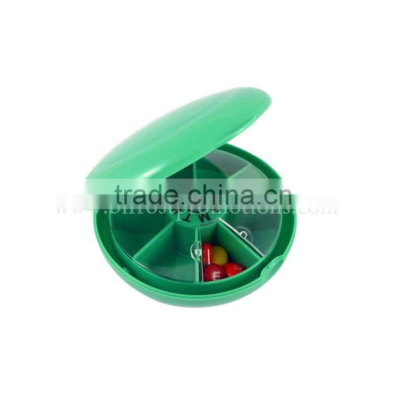 OEM Single Plastic Round Pill Box