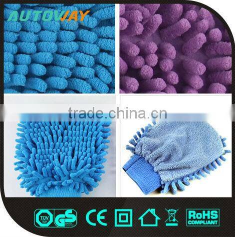 car cleaning chenille microfiber gloves