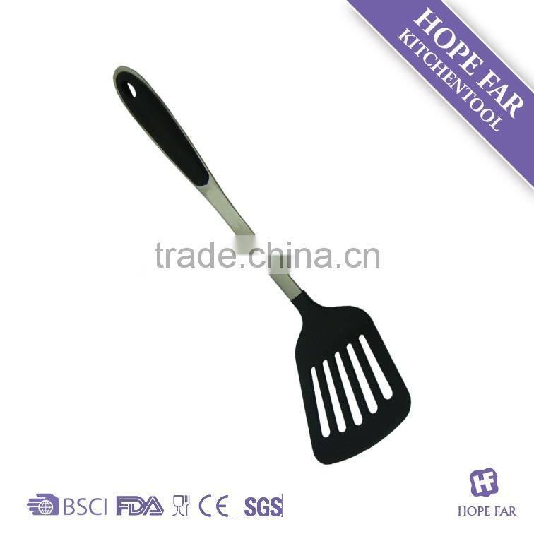 N303-7 Hot sale 5pcs black color nylon kitchen cooking tool set
