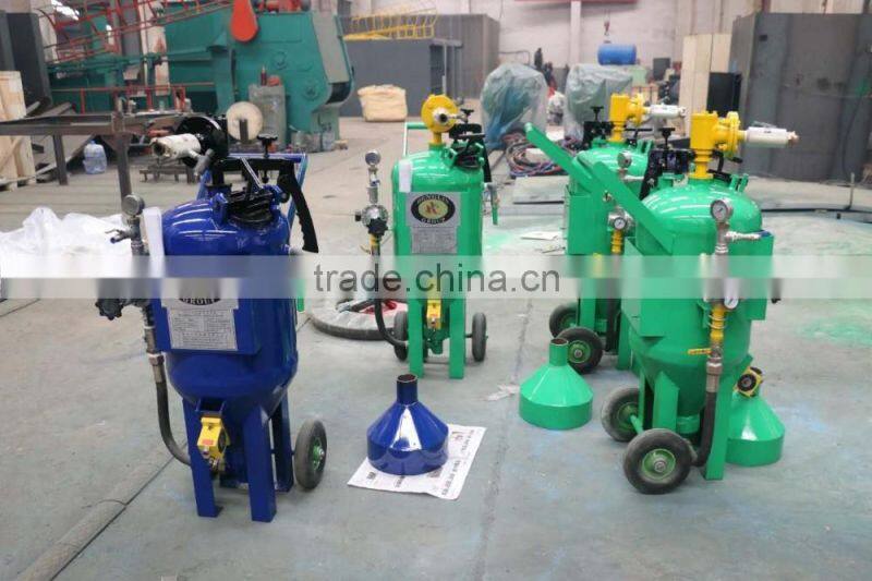 2017 shipyard equipment,American garnet blasting machine, 2017 Best quality low price 4 guns DB225 portable dustless sandblaster