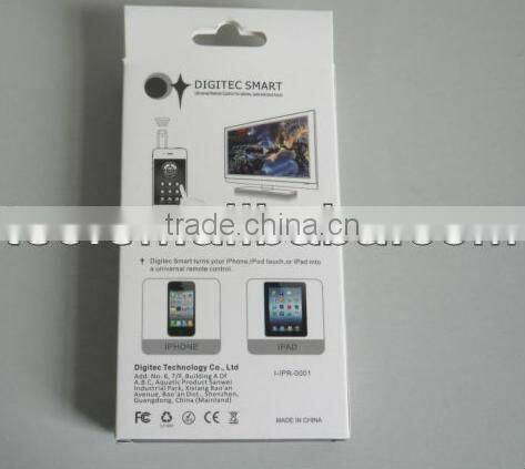 universal remote for iphone /ipad /itouch on airconditioner, TV, hifi