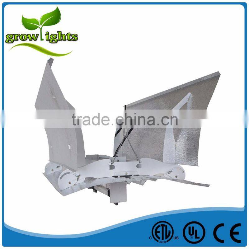 Hydroponics grow light glass tube lamp cover/ parabolic reflector/ hydroponics adjust a wing reflector