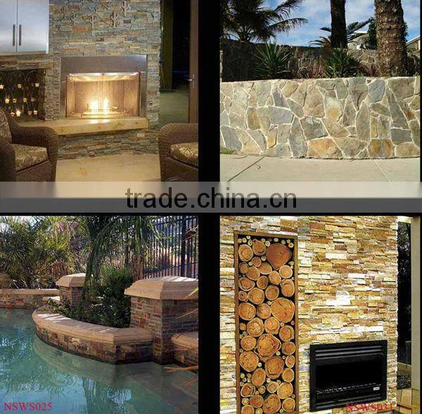 Green peacock slate tile