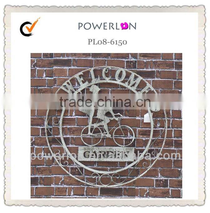 Antique Sweet Wedding Metal Table Deco