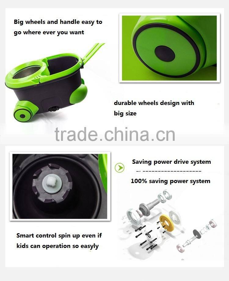 Vivinature power save engine system spin mop and easy mop with high spin up