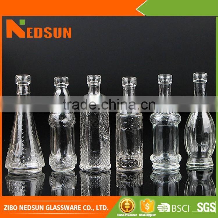 Popular 50ml glass olive oil bottle in different design