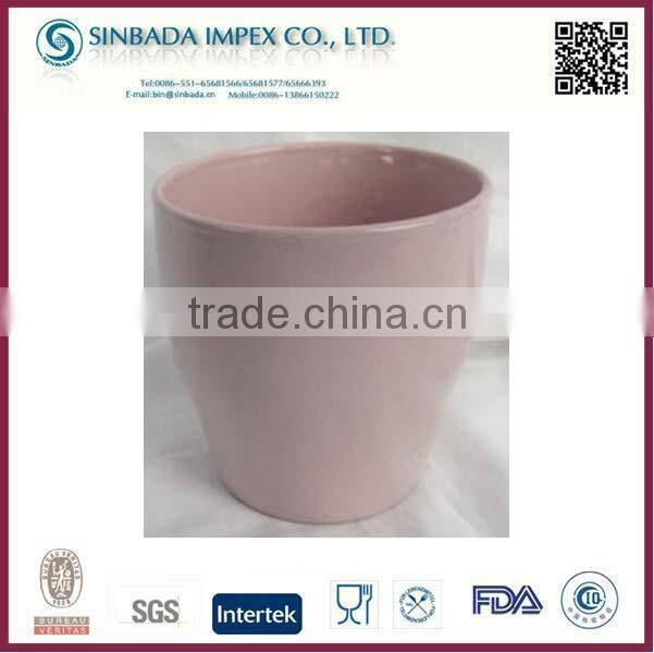 soild color clay flower pots wholesale