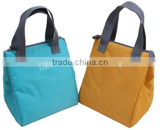 2016 New Design Customized Color Durable Cooler Lunch Bag