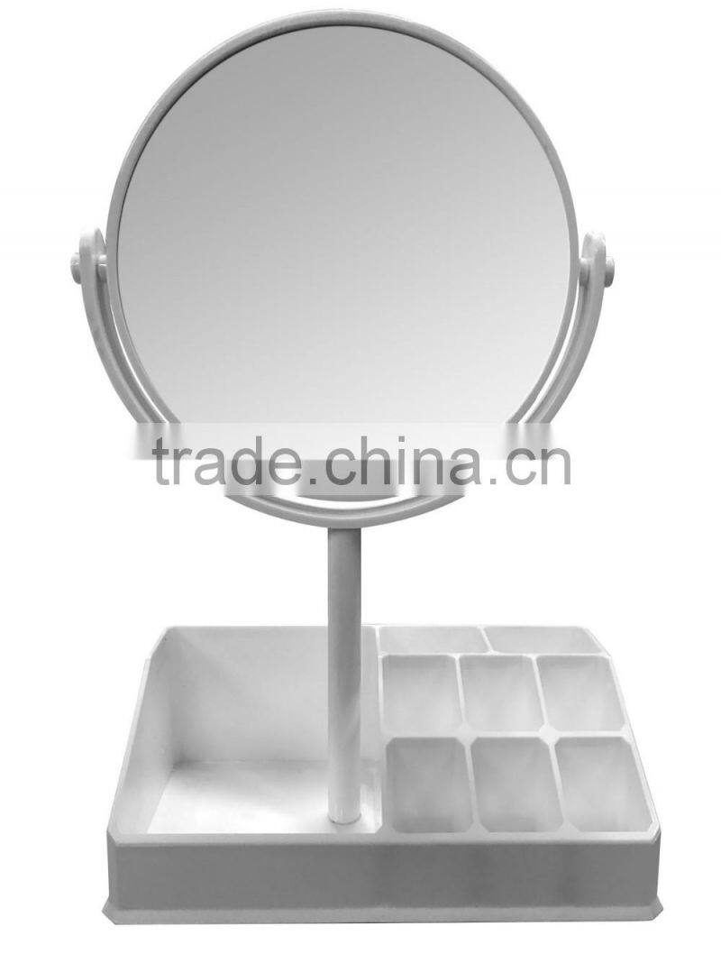 Cheap cosmetic promotional plastic beauty makeup mirror