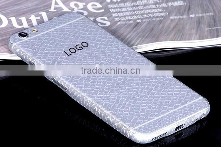 Snake textured sticker mobile phone full body protector film for iphone 6 / 6S / plus