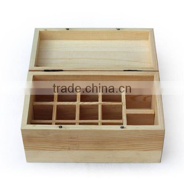 Hot High-Grade Pine Wood Essential Oil Bottle Creative Packaging Storage Box