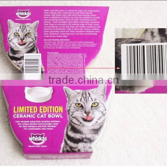 Stock Ceramic Cat Bowl