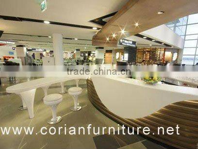 party furniture led design curved outdoor bar for events