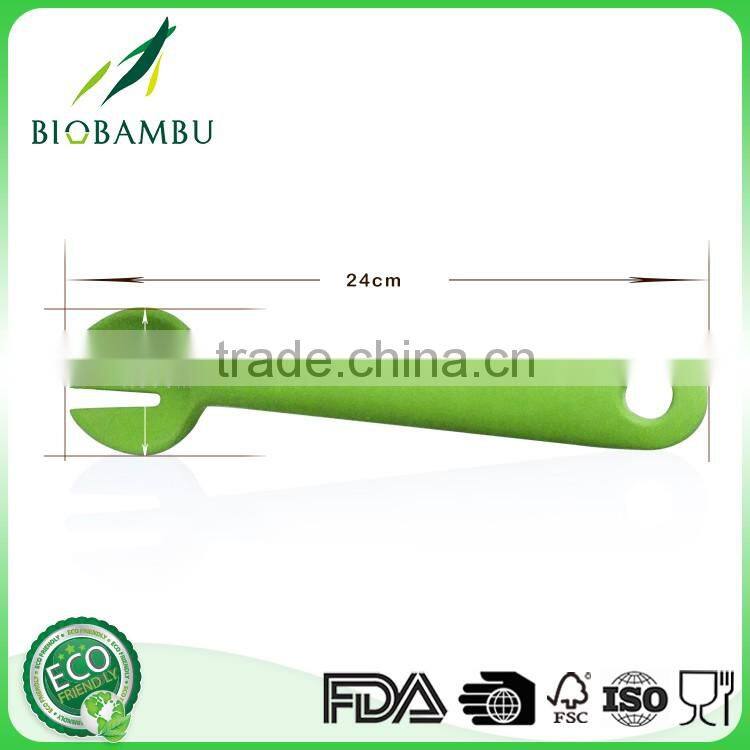 Natural Eco Friendly Colorful Bamboo Fiber Forks