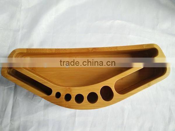 Cute design fashion bamboo table pen holder