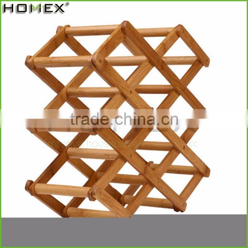 High Quality Bamboo Wine Rack/Wine Bottle Holder/Wine Holder/Homex_Factory