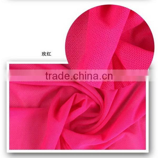 Chiffon fabric 100% polyester dyed color knitted fabric