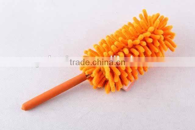 duster with retractable stainless steel rod/Chenille duster