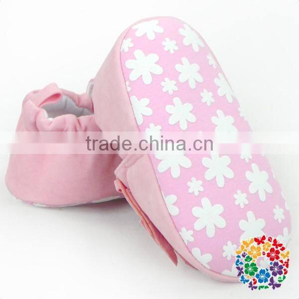 Baby Boys And Girls Tassel Bow Soft Suede Moccasin Handmade Girls Shoe