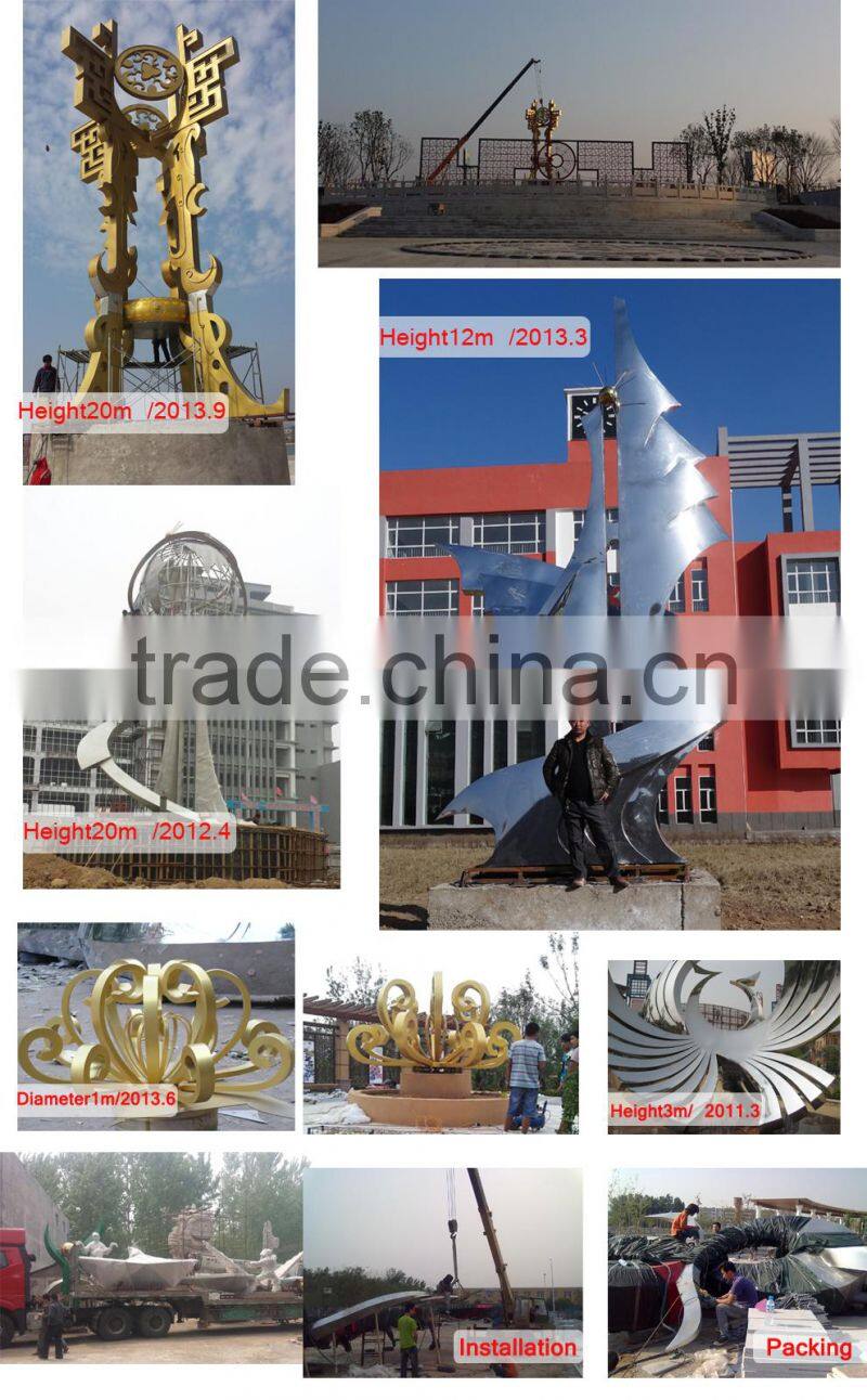 stainless steel art sculpture