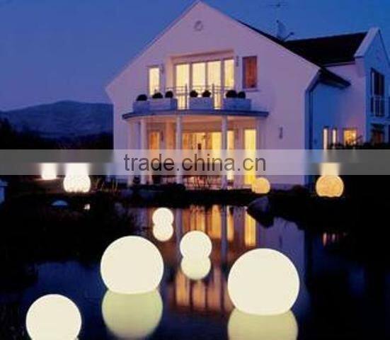 waterproof floating ball shell durable PE plastic LED lampshade