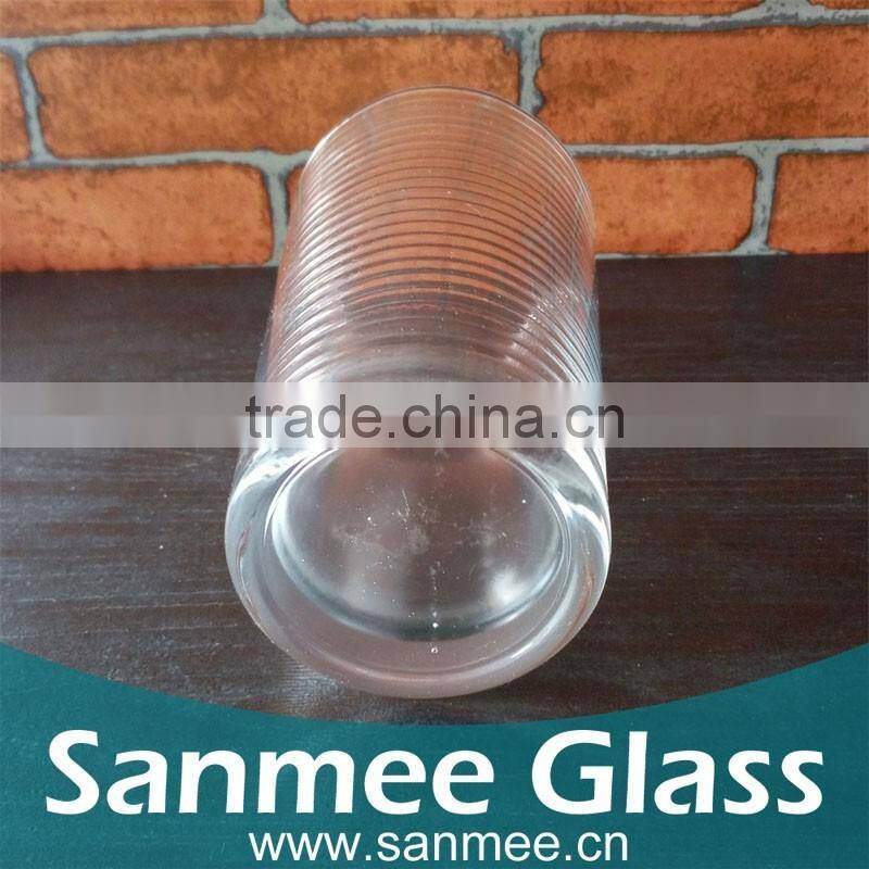 Drinking Glass Cup Low Price Machine Pressed Measuring Drinking Glass Cup