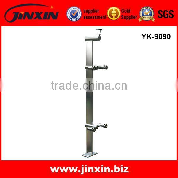 Frosted Glass Balcony Balustrade/Stainless Steel Handrail